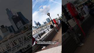 Millennium Bridge London 🇬🇧bridge fun viral like subscribe youtubeshorts [upl. by Wyler]