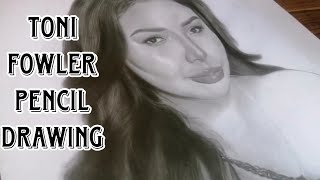 TONI FOWLERMOMMYTONIFOWLER Pencil Drawing TimelapseLicon art and vlog [upl. by Florentia196]