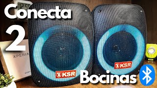 Como conectar 2 BOCINAS Bluetooth AL MISMO TIEMPO con TWS [upl. by Ecaidnac293]