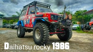 Daihatsu rocky  15bt engine  axle convert to toyota hj75 axle [upl. by Faletti]