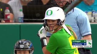 22 Oregon vs 21 Kentucky Feb16  NCAA Softball 2019 [upl. by Chaffinch882]