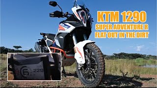 KTM 1290 Super Adventure R Review Flat Out On A Dirt Road [upl. by Elenaj]