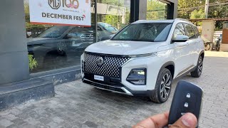 MG Hector Facelift 2024 Diesel Top Model Sharp Pro Detailed Review Price Features Interior [upl. by Maurili]