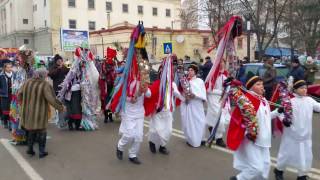 Traditii si obiceiuri de iarna  Capra Calutii Ursii 2016 Botosani [upl. by Finlay]