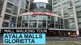 Glorietta Ayala Center Mall tour Makati Philippines [upl. by Hilel994]