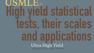 USMLE Step 3 STATISTICS Part 1 [upl. by Ttenaej]