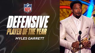 Myles Garrett Says Winning Defensive Player of the Year Is For Cleveland I NFL Awards I CBS Sports [upl. by Nylyahs237]