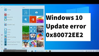 Fix  Windows 10 Update error 0x80072EE2 [upl. by Schwarz]