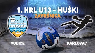 Utakmica 41  1 HRL U13  Muški Završnica [upl. by Salina]