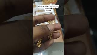 ear cuffs earrings 300 rs free shipping6302212249 [upl. by Amelie]