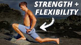 Get STRONG and FLEXIBLE With No Equipment FOLLOW ALONG [upl. by Herwig]