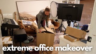 Transforming The LAST Room In Our Old House  DIY Dream Office Makeover Part 1  Office Decor [upl. by Jobie]