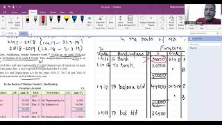 Depreciation  Straight Line Method  Q No 5  11th FYJC Commerce  PART 1  Kamlesh Bhatt [upl. by Leahcimrej]