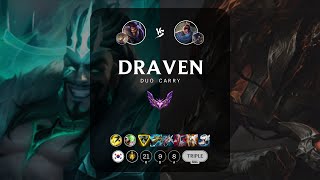 Draven ADC vs Yasuo  KR Master Patch 1324 [upl. by Nicky]