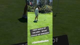 Angry Golfer Reaction To Putt Fail golfer Golf badgolf AngryGolfer [upl. by Sev]