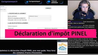 La déclaration dimpôt PINEL case par case [upl. by Anovad]