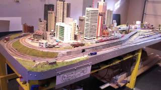 N Scale Layout Tour [upl. by Krug333]