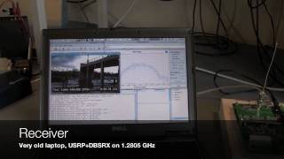 DVB with GNU Radio and Gstreamer  Webcam [upl. by Enirehtahc]