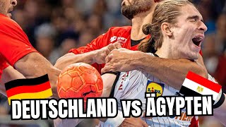 Deutschland vs Ägypten Handball Länderspiel [upl. by Ocir]