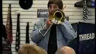 BILL WATROUS trombone embouchure maintenance [upl. by Kezer758]