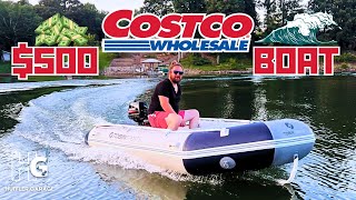 500 Costco Boat Unboxing amp Setup [upl. by Enej]