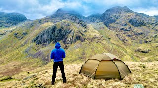 UNFORGETTABLE Solo Wild Camping Solitude in the Heart of Lake District [upl. by Herson]