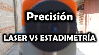 Topografía Distanciómetro laser vs Estadimetría [upl. by Nnyltak478]