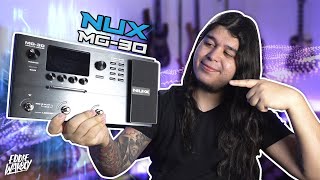 ¿LA MEJOR PEDALERA DE GAMA MEDIA  Review Nux MG30  Eddie Warboy [upl. by Dilan]