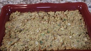 CORNBREAD DRESSING  How to Make Cornbread Dressing  Thanksgiving Cornbread Stuffing Recipe [upl. by Halsted637]