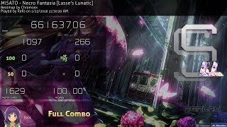 ReplayEdit  Rafis  915  MISATO  Necro Fantasia Lasses Lunatic HDDTHR [upl. by Grier432]