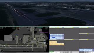 EGKKGND  Gatwick Ground  Vatsim UK ATC  2002  Towerview Part 2 [upl. by Arol]