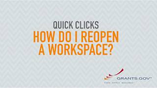 Quick Clicks How Do I Reopen a Workspace [upl. by Juna683]