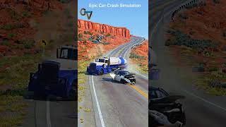 Epic Car Crash Simulation Realistic Impact amp Physics [upl. by Oirromed814]