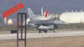 F16s Landing At Aviano [upl. by Alano]