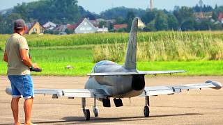 XXXL 80KG L39 ALBATROS RC TURBINE JET FLIGHT DEMONSTRATION [upl. by Pinter]