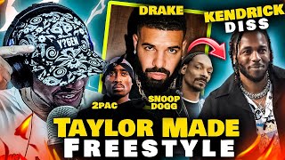 DRAKES CREATIVITY IS NEXT LEVEL Drake  Taylor Made Freestyle REACTION Troll God [upl. by Minnnie51]