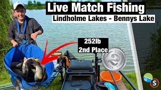 Live Match Fishing  Lindholme Lakes Bennys Lakes [upl. by Acillegna]