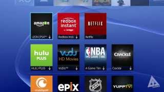 PS4 UI Walkthrough  DVR Twitch Apps Store Playstation 4 User Interface [upl. by Pears990]