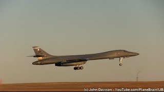 Spotting at Dyess AFB  172016 B1s at Night [upl. by Thier407]