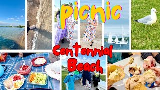 Picnic At Centennial Beach  Centennial Park amp Beach Barrie  June 2024  Vlog 308  picnic beach [upl. by Havard]