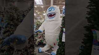 Christmas Decor is hereBumble Animatronics at Lowes Halloween  USA shorts subscribe usa 2024 [upl. by Assecnirp]