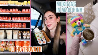 MUKBANG IN MACCHINA  FINALMENTE HO TROVATO PROZIS 🤯  VLOG 100524 [upl. by Annaiuq]