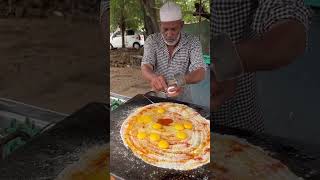 Famous egg dosa making in Kolhapur shorts [upl. by Kedezihclem]