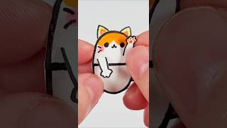 냥냥펀치 스티커집 만들기 Sticker storage cat sticker paperdiy shorts diy 종이놀이 [upl. by Dorsman]