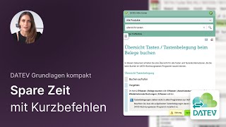 Hilfreiche Tastenkombinationen in DATEV KanzleiRechnungswesen  DATEV Grundlagen kompakt  Candis [upl. by Ace]