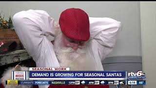 Demand Grows Year After Year for Seasonal Santas [upl. by Idola]