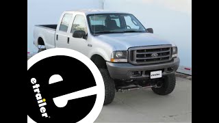 etrailer  Fifth Wheel Trailer Hitch Installation  2004 Ford F250 Super Duty [upl. by Maleen827]