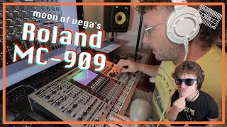 Roland MC909 Groovebox IndiePop Dream or Outdated featuring Moon of Vega [upl. by Yeroc]