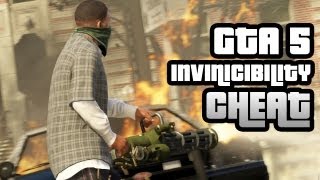 GTA V PS4 Invincibility cheat code Gameplay [upl. by Vedetta638]