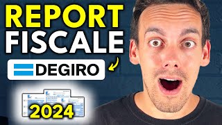 La DICHIARAZIONE dei REDDITI di DEGIRO 2024 [upl. by Service]